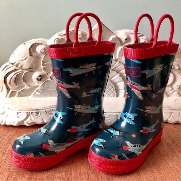 Hatley Other - Hatley Size 7 Airplane Rain Boots